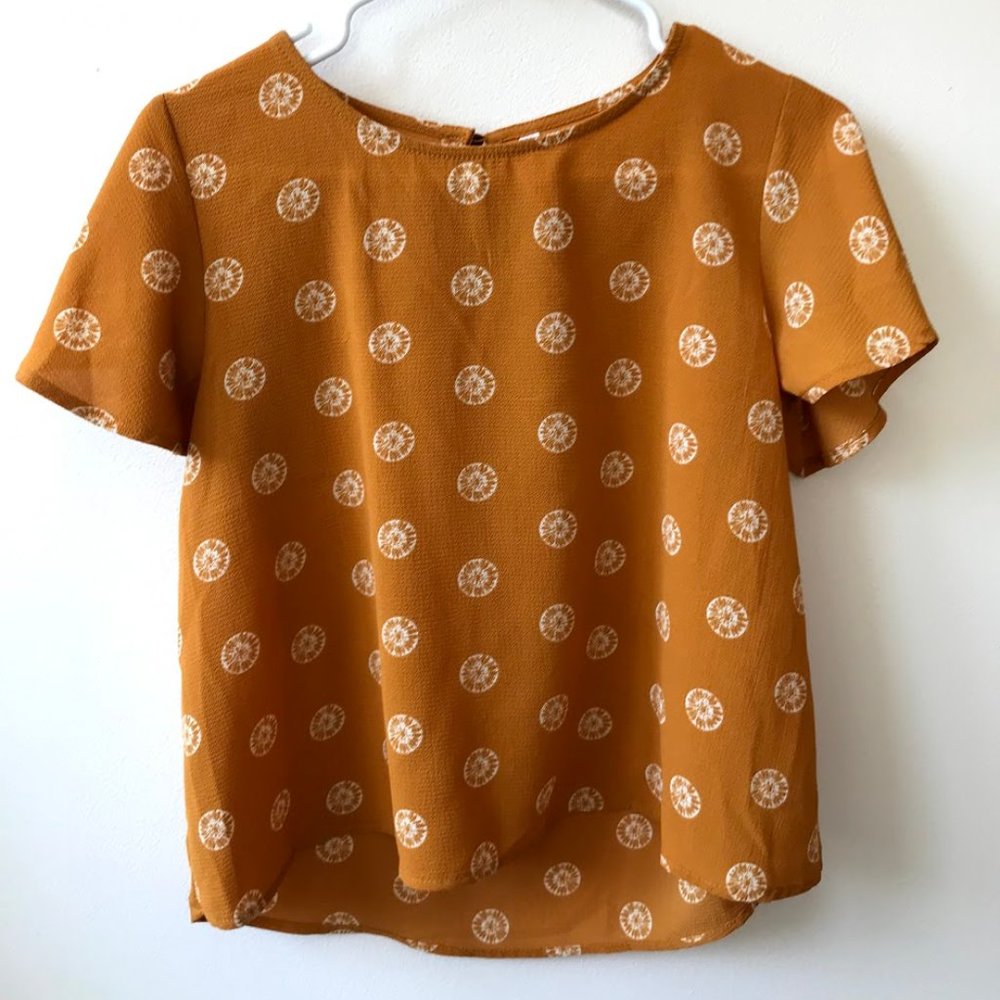 Yellow Patterned Shirt